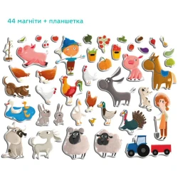 Набор магнитов Dodo Magnetic Farm, 44 элементов купить в Кишиневе. Фото 2