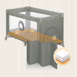 Манеж-кровать Lionelo Stefi Beige Sand купить в Кишиневе. Фото 3