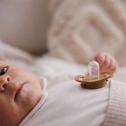 Suzetă simetrică din silicon BabyOno Night & Day Caramel & Creamy (0-6 luni), 2 buc. cumpăra în Chișinau. Foto 7