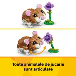 Set construcție Lego Creator Cute Hamster with a Flower, 166 elemente cumpăra în Chișinau. Foto 6