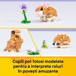 Set construcție Lego Creator Cute Hamster with a Flower, 166 elemente cumpăra în Chișinau. Foto 5