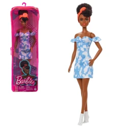 Кукла Barbie Fashionistas в синем платье, 30 см купить в Кишиневе. Фото 1