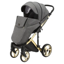 Cărucior 2/1 Adamex Chantal Star Grey Gold cumpăra în Chișinau. Foto 3