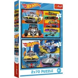 Пазл Trefl Hot Wheels Toy Cars, 2x70 элементов купить в Кишиневе. Фото 1