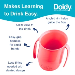 Cană înclinată Caretero Doidy Red, 200 ml cumpăra în Chișinau. Foto 2