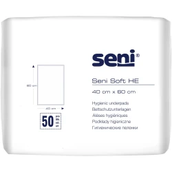 Пеленки одноразовые Seni Soft HE (40x60 см), 50 шт. купить в Кишиневе. Фото 1
