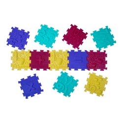 Covoraș-puzzle ortopedic de masaj Ortek Mathematics, set de 32 elemente 13,5x13,5 cm cumpăra în Chișinau. Foto 3