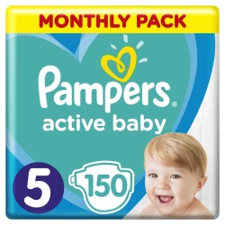 Scutece Pampers Active Baby XXL BOX №5 (11-16 kg), 150 buc. cumpăra în Chișinau. Foto 2