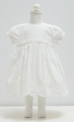 Rochiță cu mânecă scurtă Caramell Soft Lace Ivory (9-12L) cumpăra în Chișinau. Foto 1