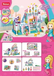 Set construcție Sluban Girl's Dream Apartment, 596 elemente cumpăra în Chișinau. Foto 6