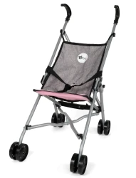 Коляска для кукол Bo. Pram Deluxe Grey & Pink купить в Кишиневе. Фото 1