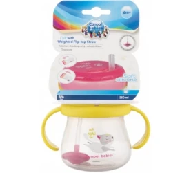Поильник с трубочкой Canpol babies Cat 250 мл купить в Кишиневе. Фото 3