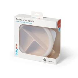 Farfurie cu ventuză și capac BabyOno Beige, 17×21 cm cumpăra în Chișinau. Foto 5
