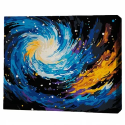 Set pictură pe numere BrushMe 30×40 cm, în sort. cumpăra în Chișinau. Foto 13