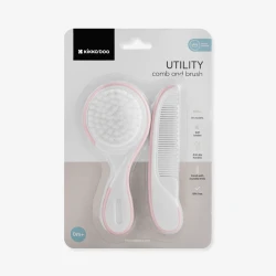 Набор щетка и расческа для детей Kikkaboo Utility Pink купить в Кишиневе. Фото 3