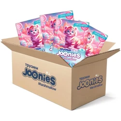 Scutece-chiloței Joonies Marshmallow Mega Box L (9-14 kg), 168 buc. cumpăra în Chișinau. Foto 1