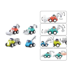 Set de mășinuțe Hola Toys Construction Trucks, 4 buc. cumpăra în Chișinau. Foto 3