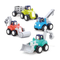 Set de mășinuțe Hola Toys Construction Trucks, 4 buc. cumpăra în Chișinau. Foto 1