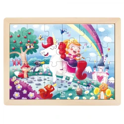 Пазл Hape 2 в 1 Единорог и друзья, 24 элемента купить в Кишиневе. Фото 2