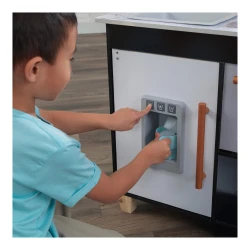 Bucătărie pentru copii KidKraft Artisan Island Toddler, negru/alb cumpăra în Chișinau. Foto 4
