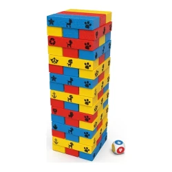 Joc de masă Spin Master Jumbling Tower Paw Patrol, 48 de piese din lemn cumpăra în Chișinau. Foto 1