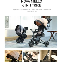 Tricicleta QPlay Nova Niello Khaki cumpăra în Chișinau. Foto 14