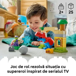 Конструкторы Lego Duplo Dinosaur Spidey-Rex Vs. Green Goblin, 25 элементов купить в Кишиневе. Фото 4