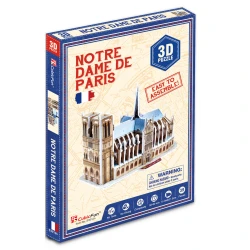 Puzzle 3D Cubic Fun Notre Dame de Paris, 39 de piese cumpăra în Chișinau. Foto 1