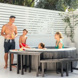 Jacuzzi Intex SPA Greywood Deluxe 216x71 cm, 1098 litri, 6 persoane cumpăra în Chișinau. Foto 14