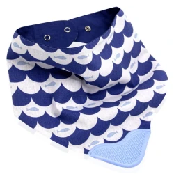 Хлопковый слюнявчик BabyJem Indigo купить в Кишиневе