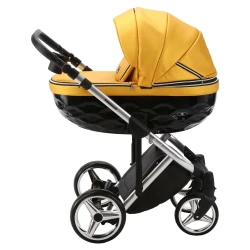Carucior 2 in 1 Adamex Chantal Special Edition Yellow Black cumpăra în Chișinau. Foto 3