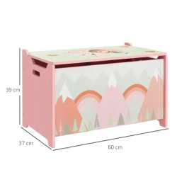 Ящик-скамейка для игрушек U-grow Pink Forest купить в Кишиневе. Фото 6