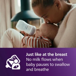 Набор бутылочек для кормления из полипропилена Philips Avent Natural Response, 330 мл, 2 шт. купить в Кишиневе. Фото 4