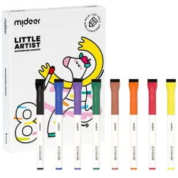 Набор маркеров Mideer с круглым наконечником и магнитом, 8 шт. купить в Кишиневе. Фото 1