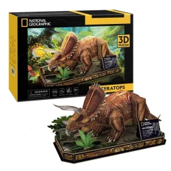 Puzzle 3D Cubic Fun Triceratops, 44 elemente cumpăra în Chișinau. Foto 2