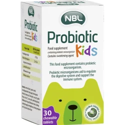 Пищевая добавка NBL Probiotic Kids, 30 шт купить в Кишиневе. Фото 1