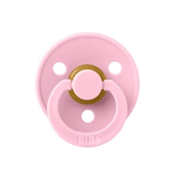 Suzeta rotunda din latex Bibs Colour Baby Pink, 6-18 luni cumpăra în Chișinau. Foto 1