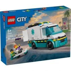 Конструкторы Lego City Emergency Ambulance, 184 элемента купить в Кишиневе. Фото 1