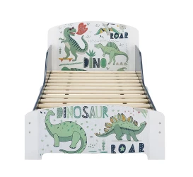 Детская кровать U-Grow Junior Dinosaur Green & White, 143x77 см купить в Кишиневе. Фото 2