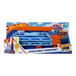 Игровой набор Hot Wheels City Speed Drop Transport HDY92, автовоз и трек 61 см купить в Кишиневе. Фото 6