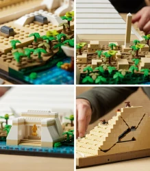 Set construcție Lego Architecture Great Pyramid of Giza, 1476 elemente cumpăra în Chișinau. Foto 6