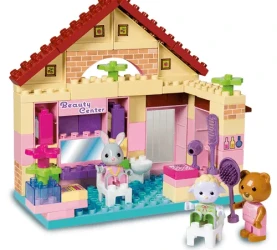 Set construcție Androni Giocattoli Salon de frumusețe, 80 elemente cumpăra în Chișinau. Foto 3