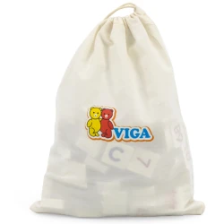 Деревянная развивающая игрушка Viga Образовательная таблица Математика и алфавит купить в Кишиневе. Фото 4