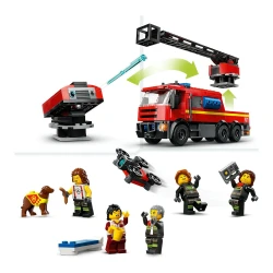 Set construcție Lego City Stație și camion de pompieri 60414, 843 elemente cumpăra în Chișinau. Foto 2