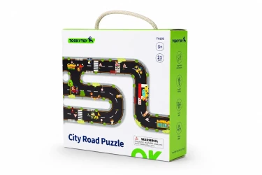 Puzzle din lemn Tooky Toy City Road, 20 elemente cumpăra în Chișinau. Foto 8