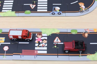 Puzzle din lemn Tooky Toy City Road, 20 elemente cumpăra în Chișinau. Foto 6