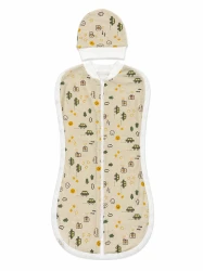 Комплект кокон + шапочка PernaMea Car Beige (3-6М) купить в Кишиневе. Фото 1