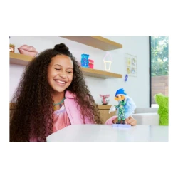 Păpușă Barbie Extra Minis HGP65, păr albastru, costum verde cu emoticoane cumpăra în Chișinau. Foto 7