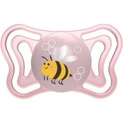 Пустышка ортодонтическая из силикона Chicco PhysioForma Light Ape-Honey (2-6 мес), 2 шт. купить в Кишиневе. Фото 2