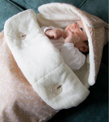 Păturică multifuncțională din bumbac BabyJem Roz, 43x80 cm cumpăra în Chișinau. Foto 6